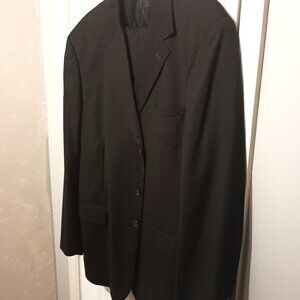 Vittorio St. Angelo Men Deep Dark Brown 2 Piece Suit